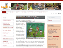 Tablet Screenshot of familienzentrum-wuerzburg.de